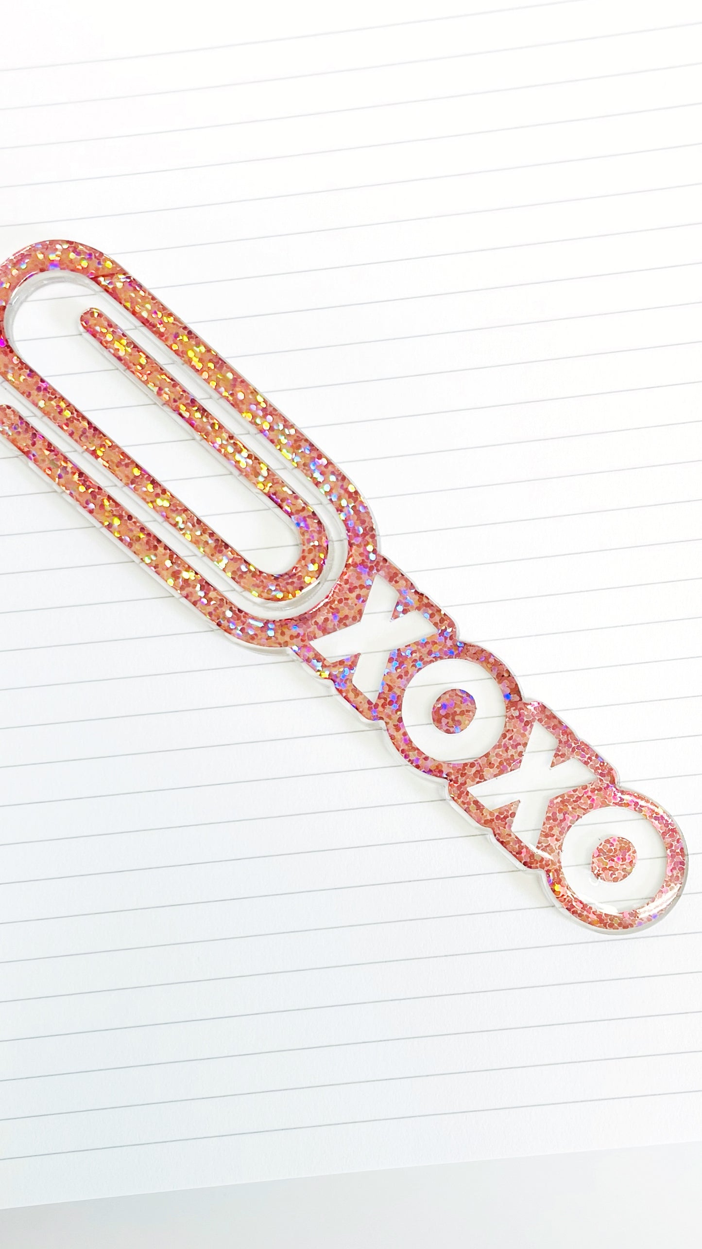 XOXO UV Resin Bookmark