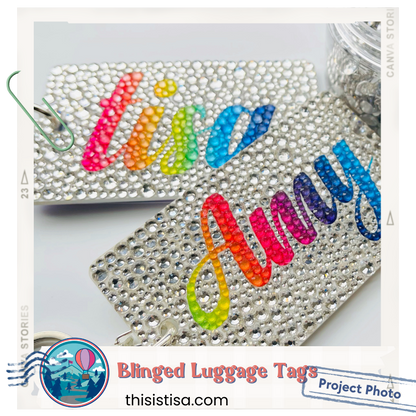 Personalized Acrylic Badge Bling Kit!